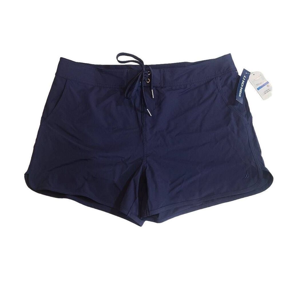 Nautica Navy Blue Board Shorts Size XL